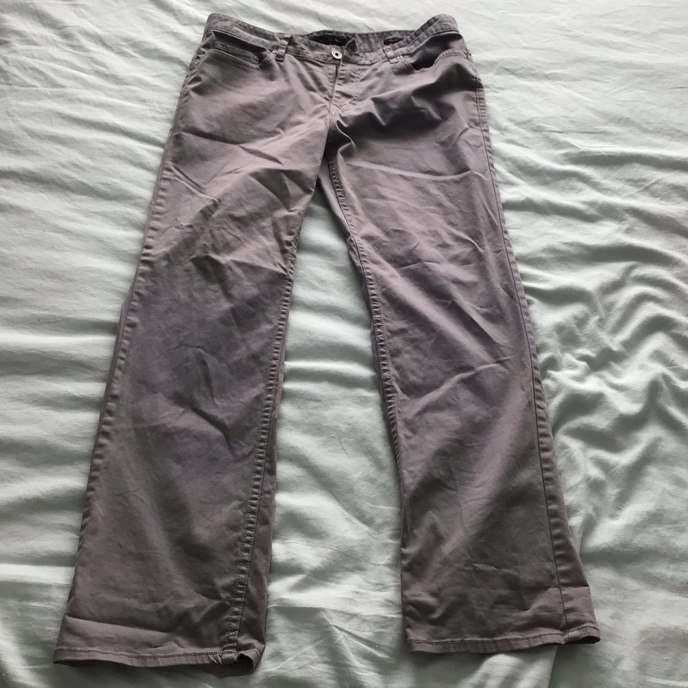 Calvin Klein Jeans Straight Leg Grey Pants 34/32